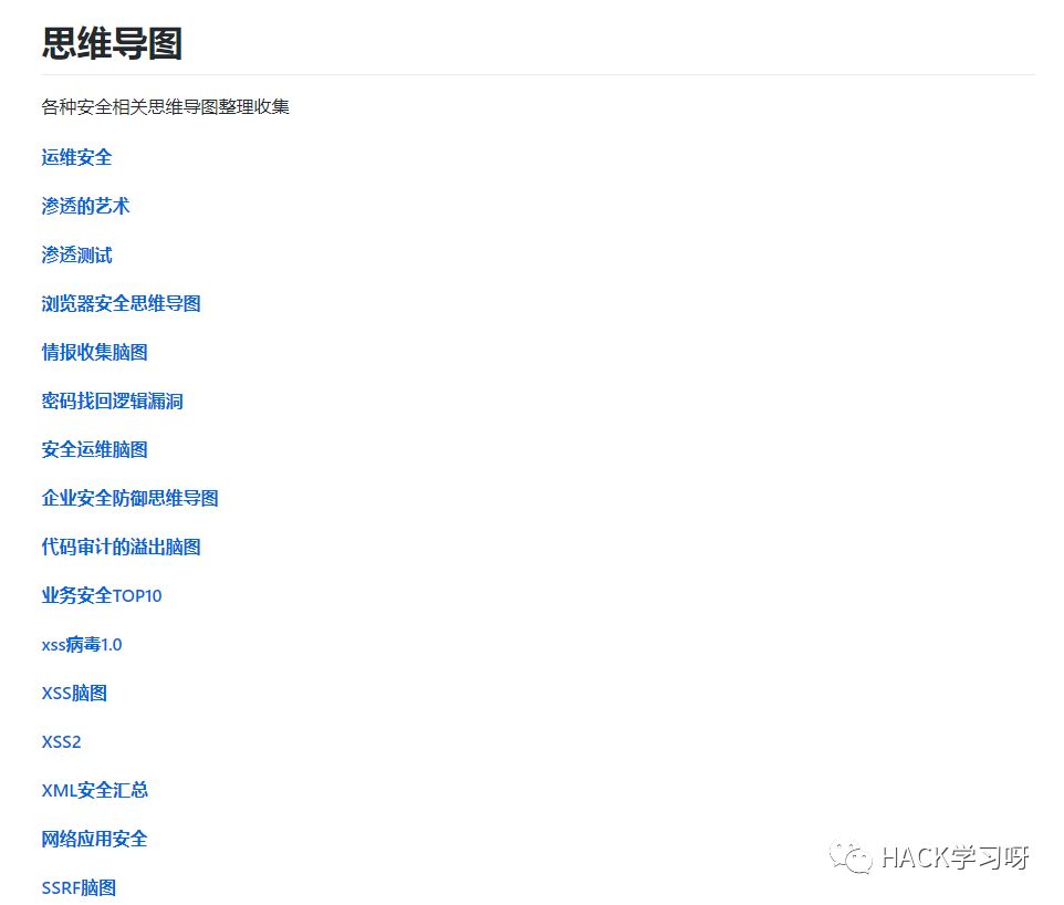 干货 | 信息安全类思维导图整理分享